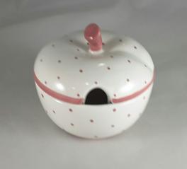 Gmundner Keramik-Dose/Apfel